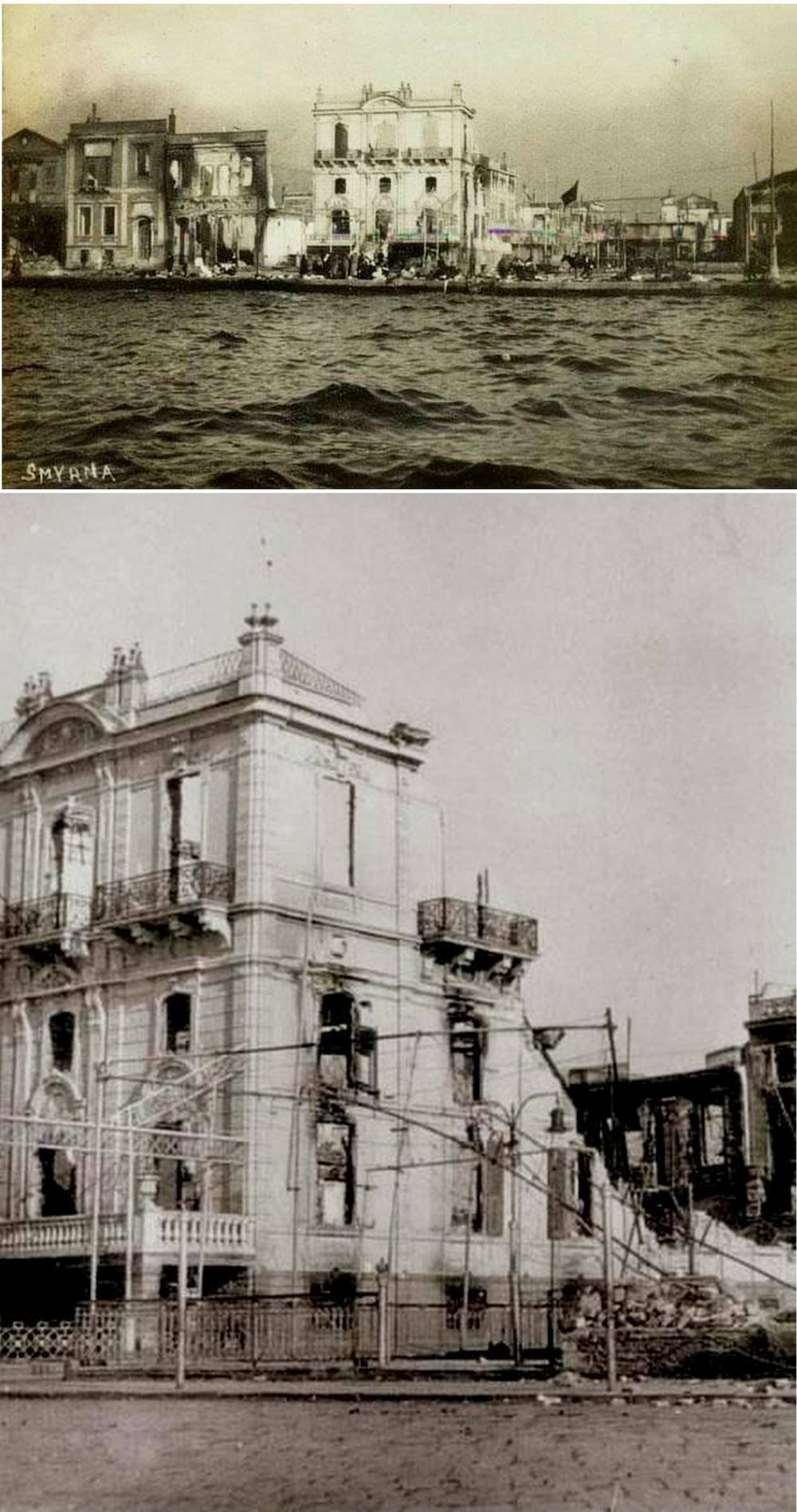 134. Από τις φωτιές δεν γλίτωσαν ούτε τα πολυτελή κτίρια της πόλης, όπως το ξενοδοχείο Hotel des Deux Auguste.